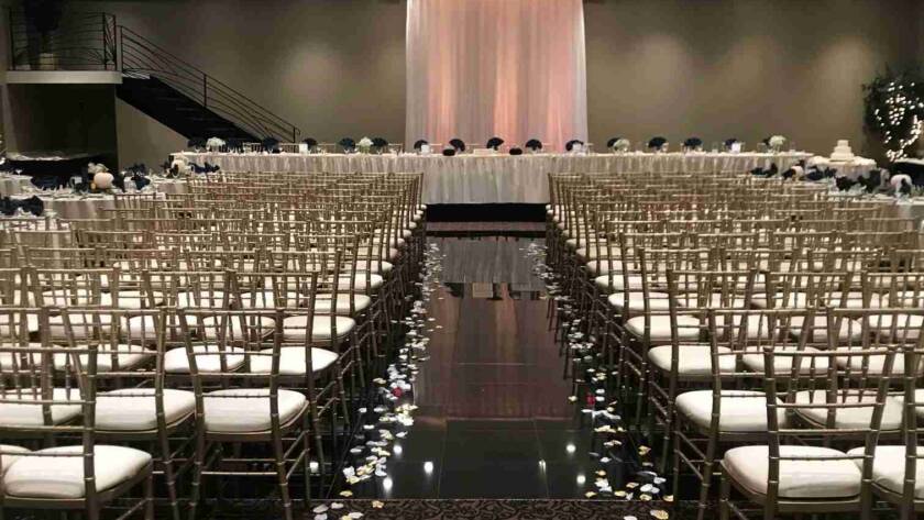 Balconade Room Wedding Ceremony Room Setup