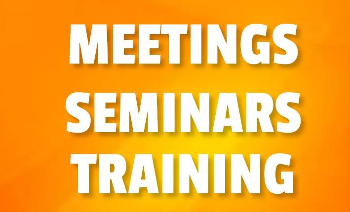 Meetings Seminars Training Graphic