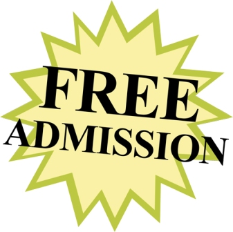 Free Admission graphic