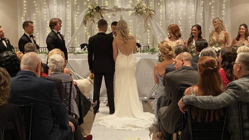 New Year's Eve Wedding Ceremony