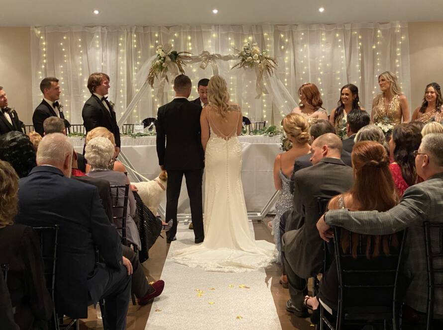 New Year's Eve Wedding Ceremony