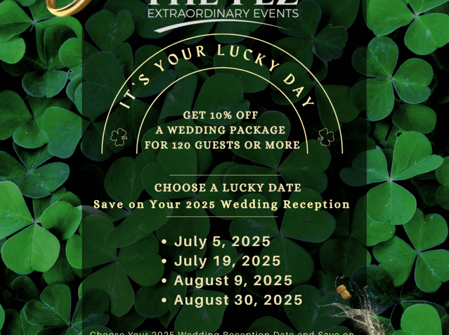 Lucky Dates Wedding Receptions Promotional Flyer