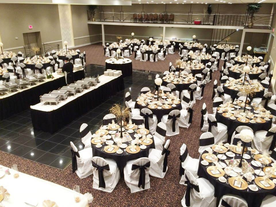 Balconade Room setup for fundraiser