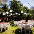Setup for outdoor party
